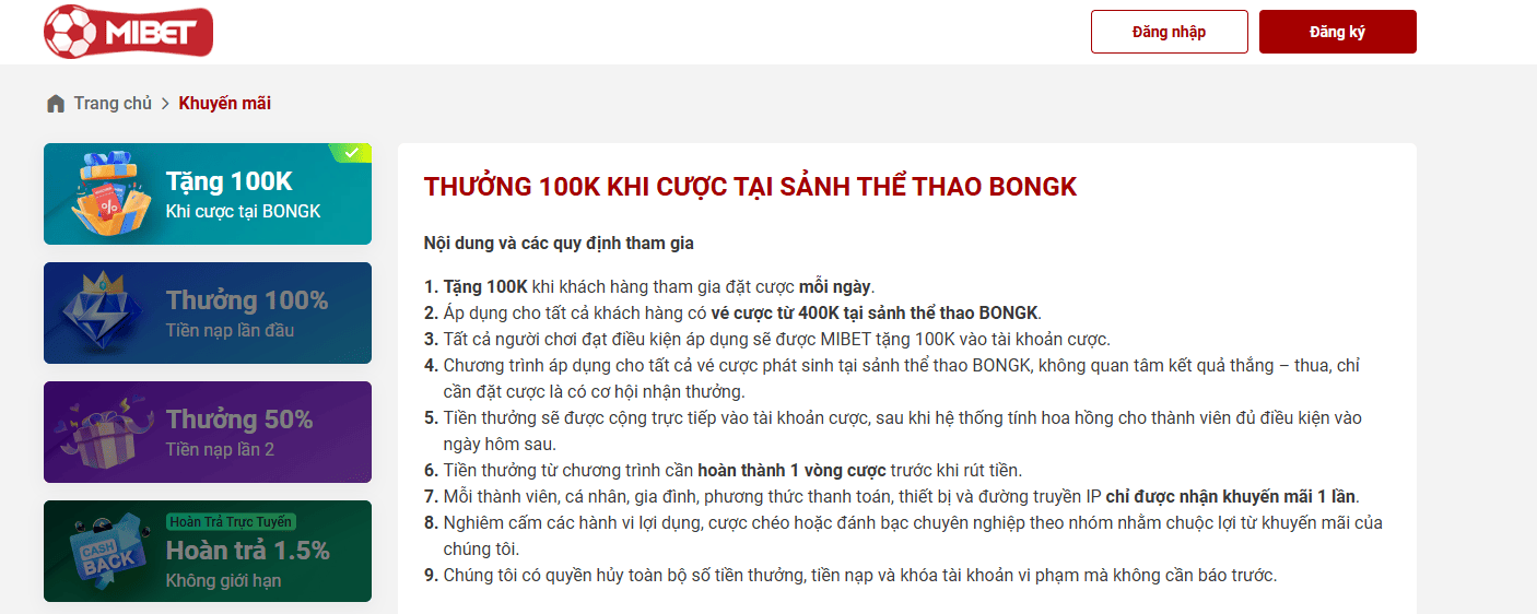 Mibet - Mách Bạn 7 Lý Do Nên Chọn Nhà Cái Để Trải Nghiệm 3 Đa dạng các chương trình khuyến mãi MIBET