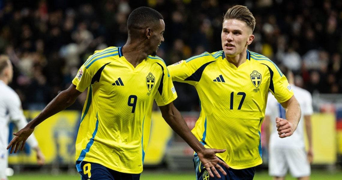 Soi Kèo Thuỵ Điển Vs Thuỵ Sĩ 01h45 11/10 - Bảng B Vòng Loại World Cup 3 Các chân sút được mong đợi bên phía Thụy Điển